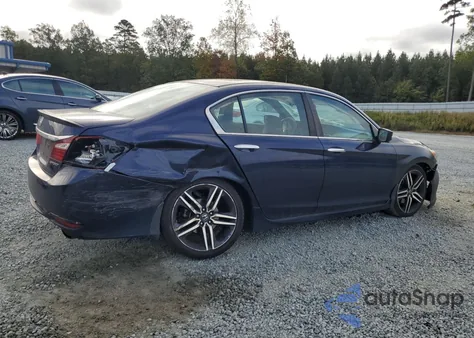 2016 Honda Accord Sport from USA, damaged, VIN 1HGCR2F61GA156855